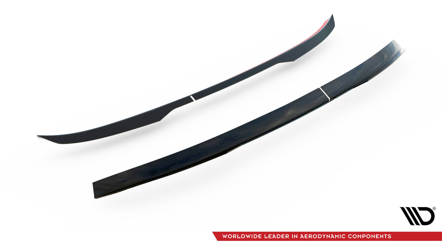 Maxton Spoiler CAP für Ford Transit Courier Mk1 schwarz Hochglanz