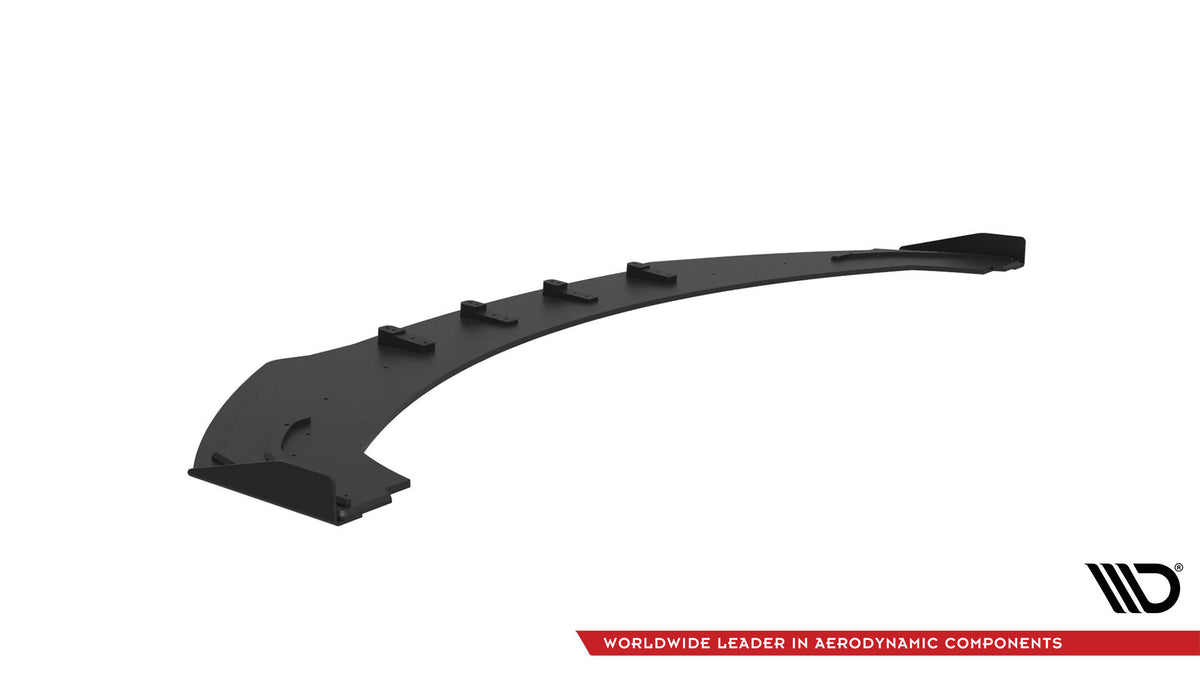 Maxton Street Pro Front Ansatz für +Flaps für + Flaps Audi A7 RS7 Look C7 schwarz Hochglanz