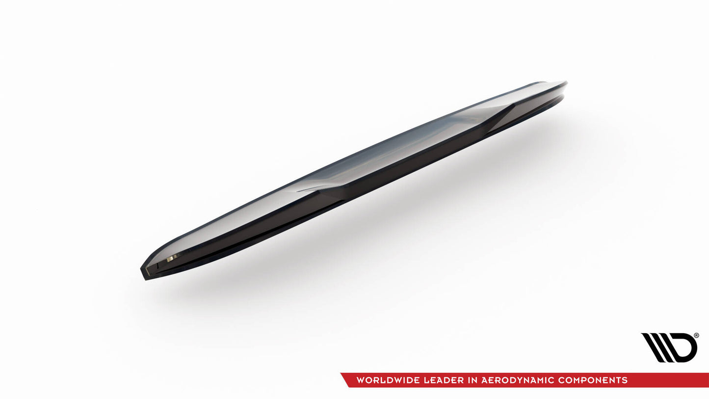 Maxton Spoiler CAP für 3D BMW X7 M-Paket G07 schwarz Hochglanz
