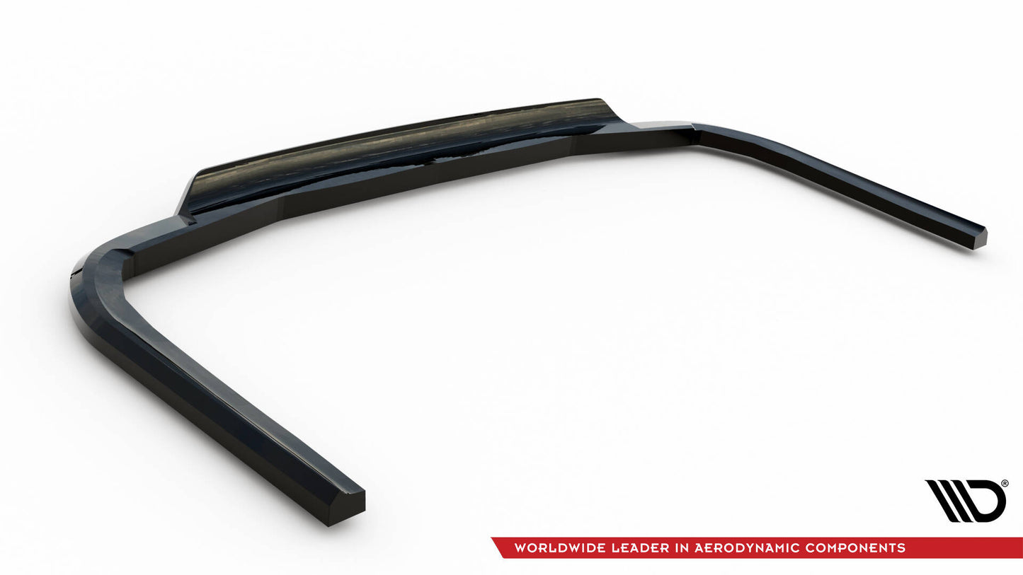 Maxton Mittlerer Diffusor Heck Ansatz DTM Look für Citroen Jumpy L3 Mk3 schwarz Hochglanz