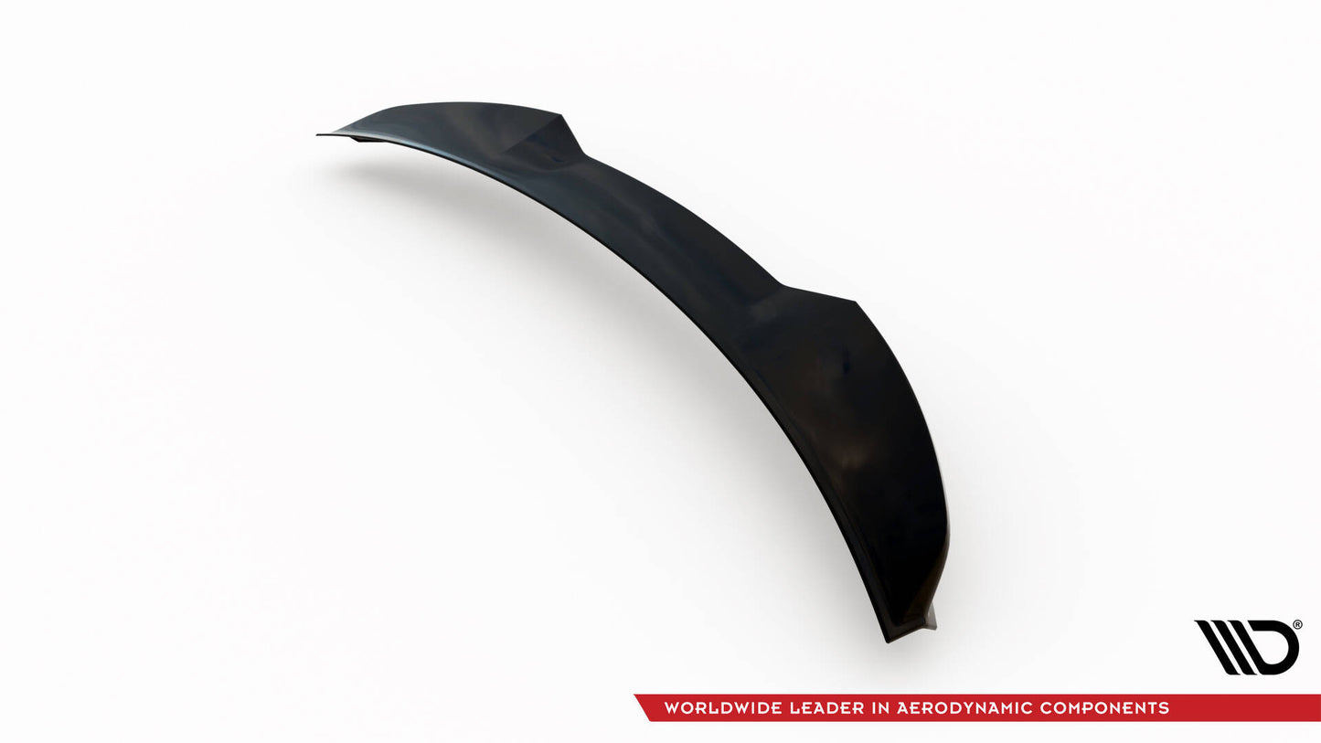 Maxton Spoiler CAP für 3D BMW 1er M-Paket E82 schwarz Hochglanz