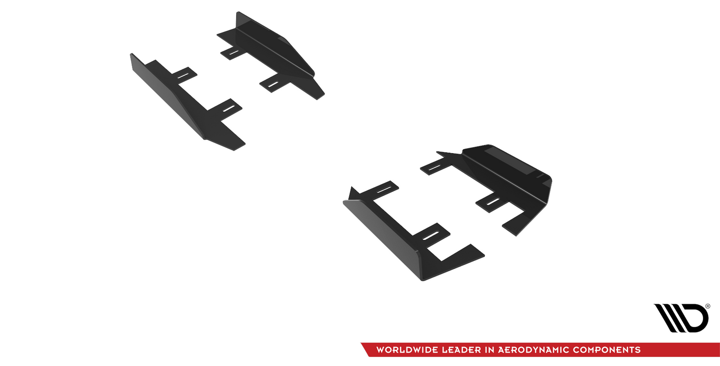 Maxton Side Flaps Mercedes A35 AMG / AMG-Line Aero Pack W177 schwarz Hochglanz