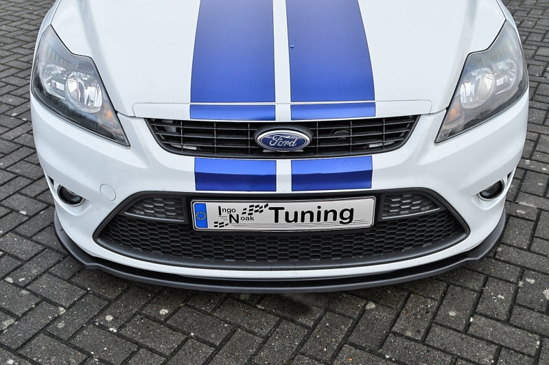 CUP Frontspoilerlippe ABS Ford Focus ST MK2, DA3, Facelift Schwarz Glanz