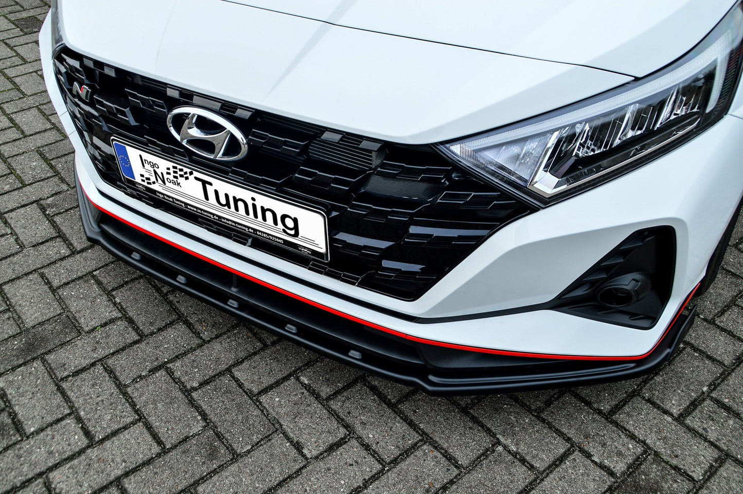 CUP Frontspoilerlippe ABS mit Flaps Hyundai i20N Performace BC3 Carbon