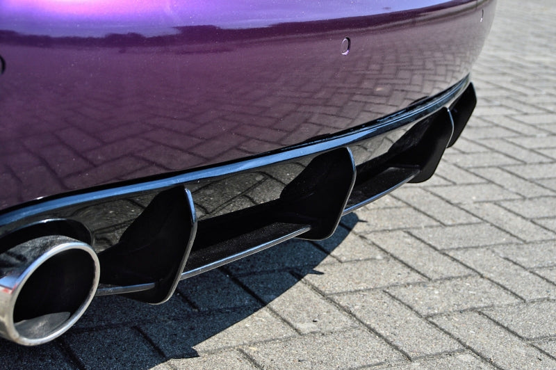 Gefräster Heckansatz Audi A4 / B8 Bj.:2007-2011 Schwarz Matt