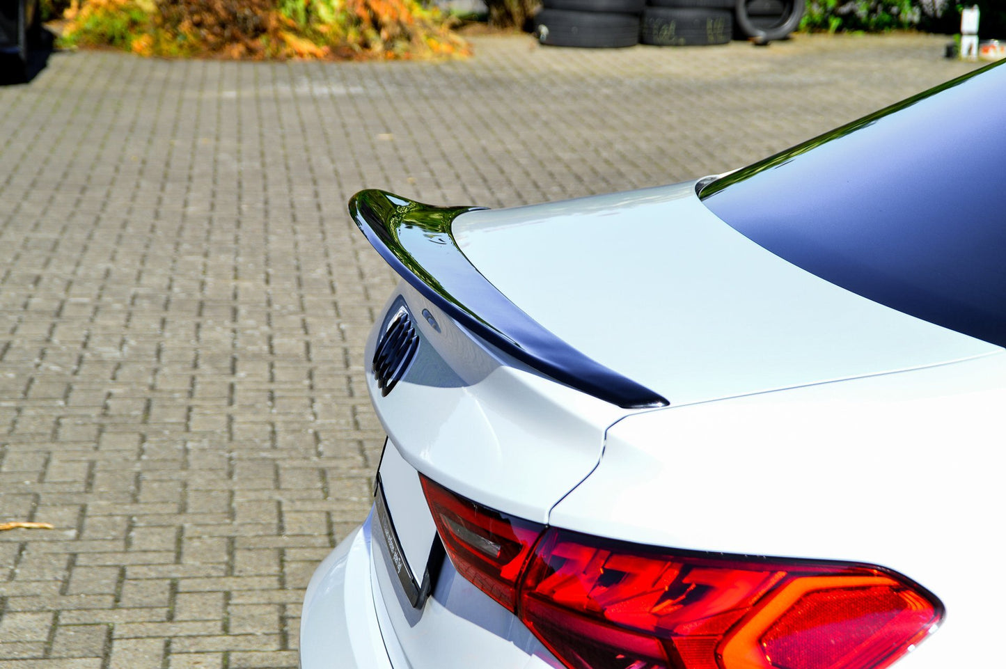 Heckspoiler ABS Audi A3, 8Y Ab Bj.: 2019 - Schwarz Glanz