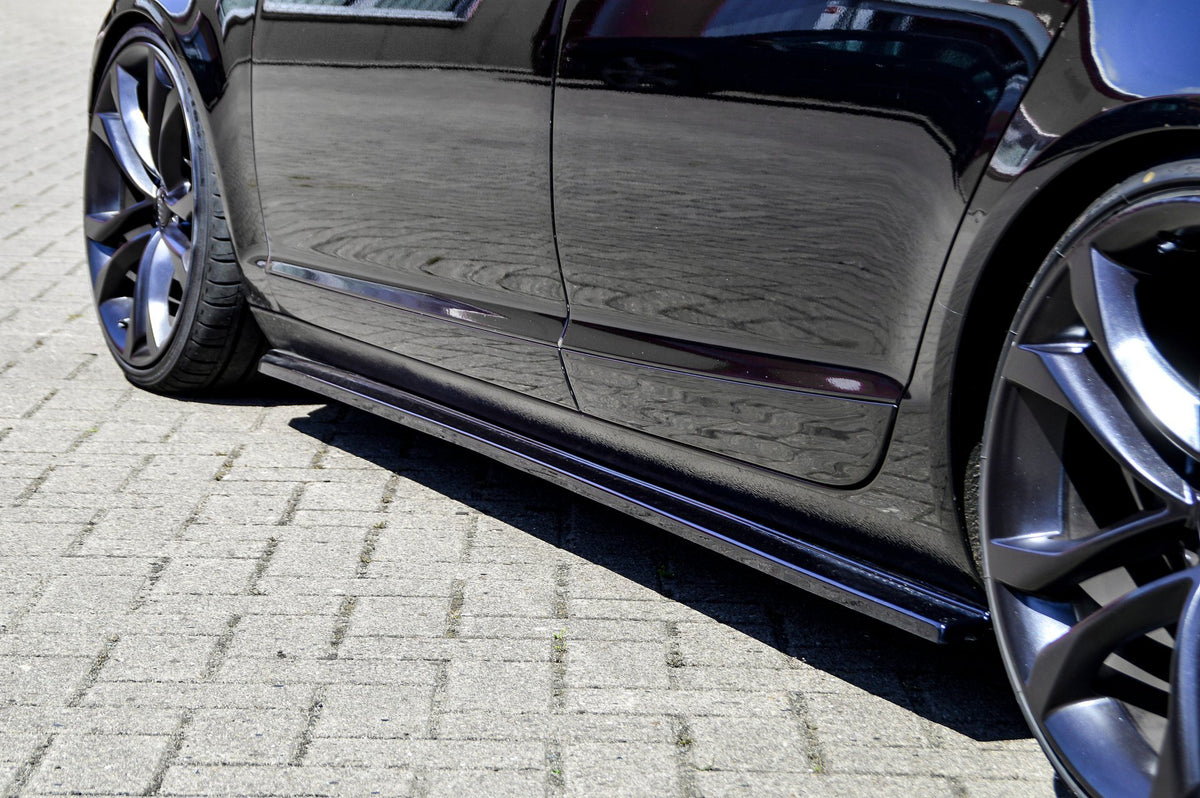 CUP Seitenschwellersatz Audi A6 4F Bj.: 2004-2011 Schwarz Matt
