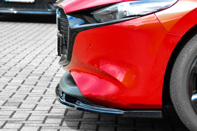 CUP Frontspoilerlippe ABS Mazda 3, BP ab Bj.: 2018- Schwarz Glanz
