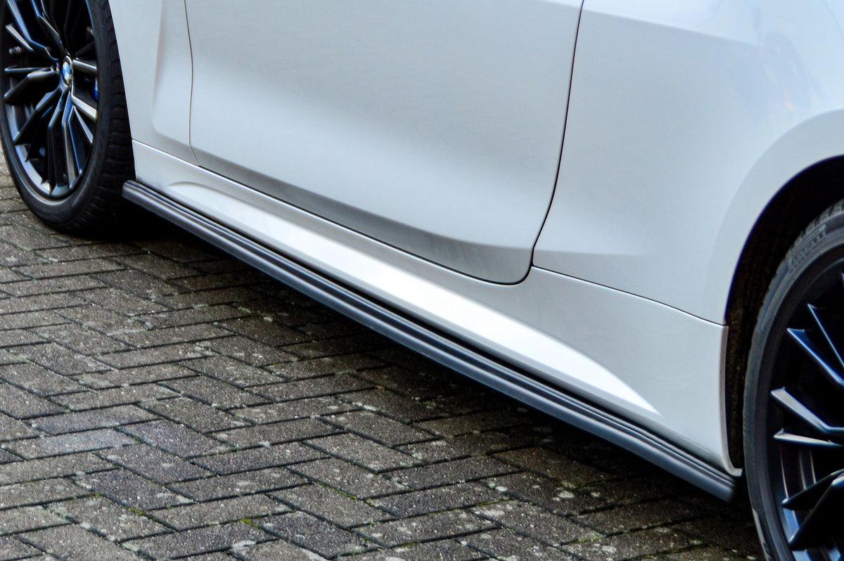 Seitenschwellersatz ABS BMW 4er, G22 + G23, M440i+M440D Schwarz Glanz
