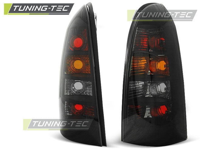 Tuning-Tec Rückleuchten für Opel Astra G Caravan 97-04 schwarz/rauch