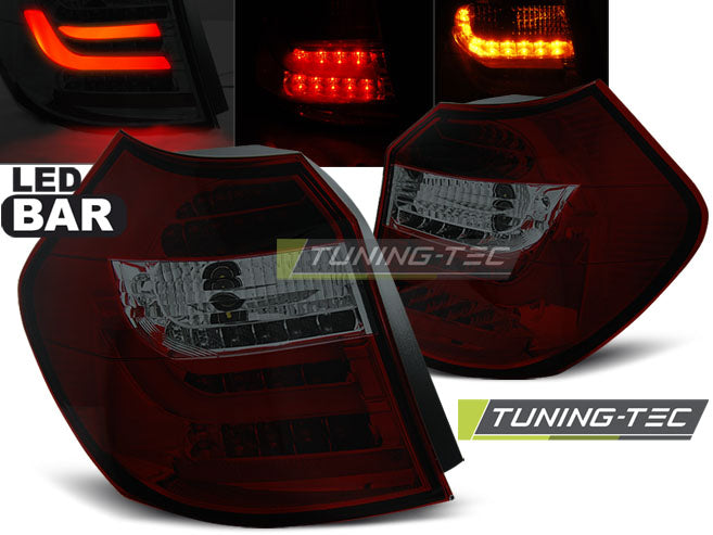 Tuning-Tec LED Rückleuchten für BMW 1er E87/E81 LCI 07-11 rot/rauch