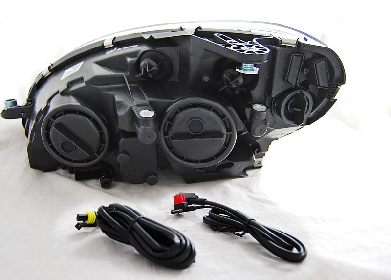 Tuning-Tec LED Tagfahrlicht Scheinwerfer für Mercedes Benz C-Klasse W204 07-10 chrom