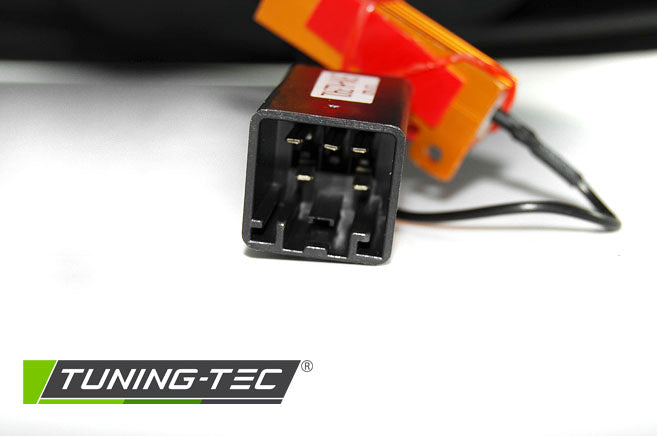 Tuning-Tec LED Lightbar Rückleuchten für Ford Fiesta MK7 08-12 rot/rauch mit LED Blinker