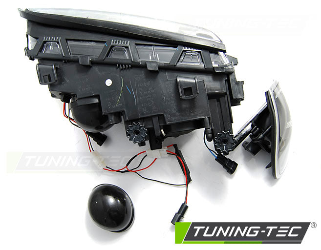 Tuning-Tec LED Angel Eyes Scheinwerfer für BMW 3er E46 98-01 chrom Set