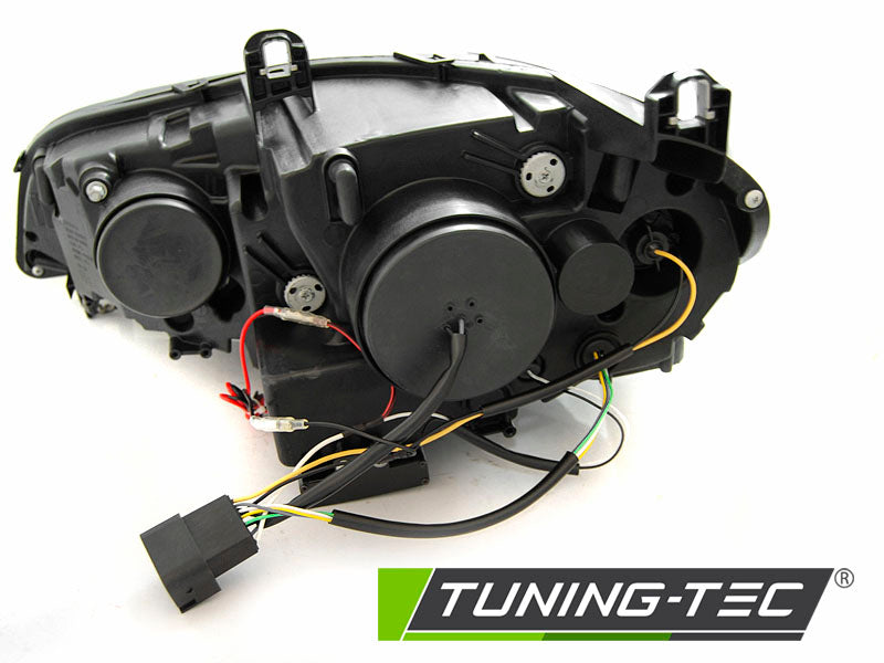 Tuning-Tec Xenon LED Tagfahrlicht Angel Eyes Scheinwerfer für BMW X5 E70 07-10 schwarz