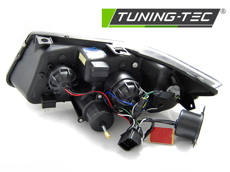Tuning-Tec 3D LED Angel Eyes Scheinwerfer für BMW 3er E90/E91 05-08 chrom mit LED Blinker
