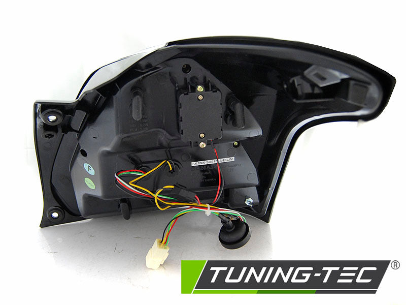 Tuning-Tec Voll LED Lightbar Rückleuchten für Suzuki Swift VI (6) 17+ rot/rauch mit dynamischem Blinker