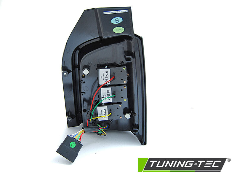 Tuning-Tec Voll LED Lightbar Rückleuchten für VW T5 Facelift (GP) 10-15 chrom/rauch mit dynamischen Blinker
