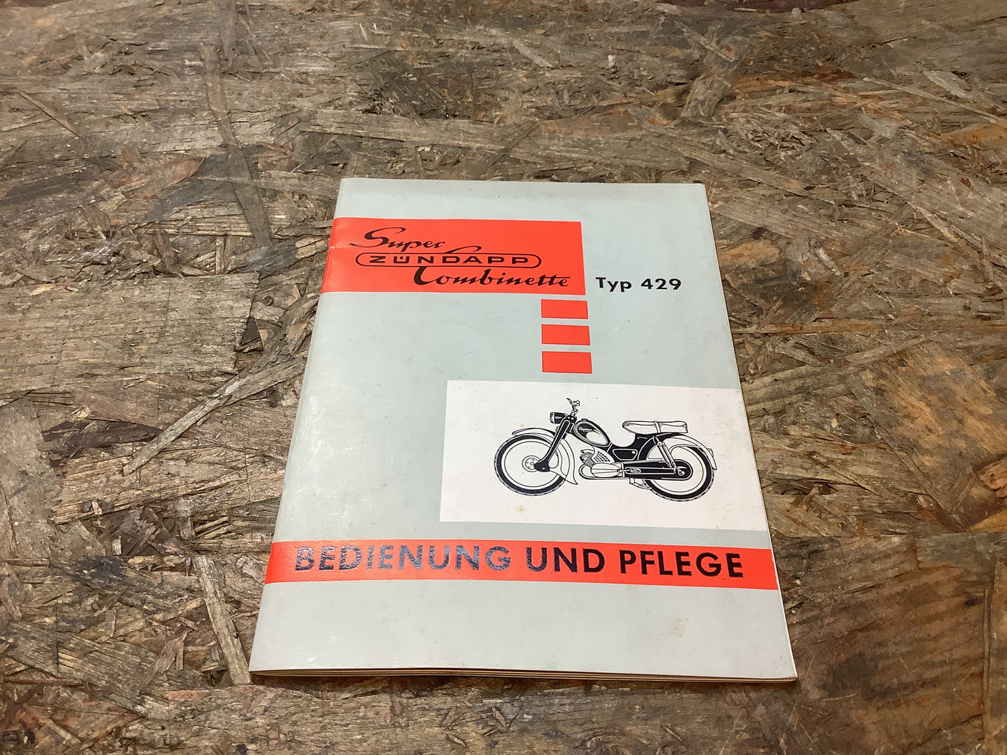 Bedienung und Pflege Heft Super Zündapp Combinette