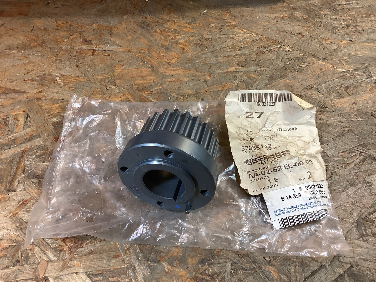 Astra H Riemenscheibe Kurbelwelle Original GM NEU
