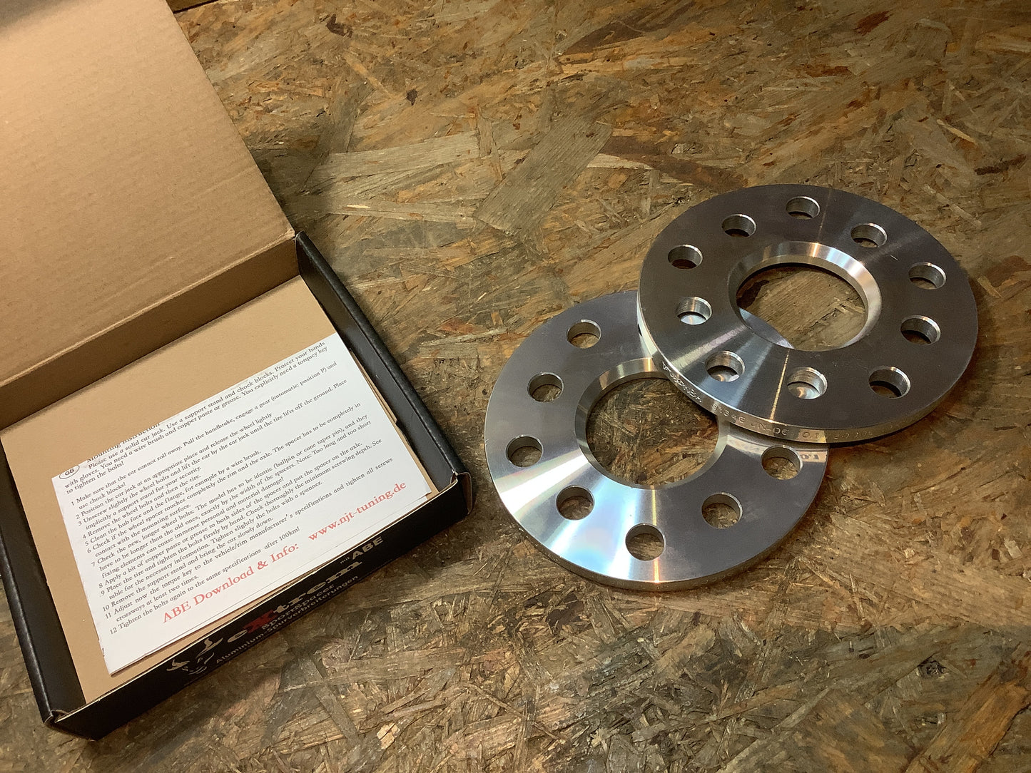 Novus NJT Alu Spurverbreiterung 20mm LK 5x100 / 5x112 für AUDI/SEAT/SKODA/VW mit ABE