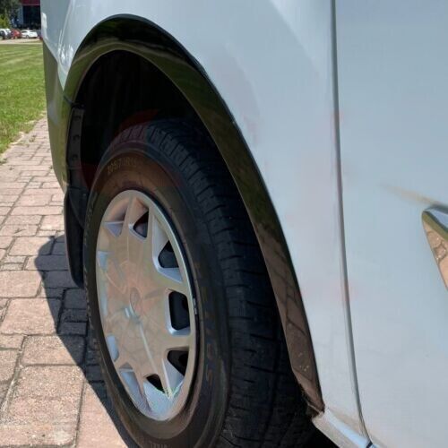 Radlaufverkleidungen passend für Ford Transit Custom MK1 Facelift 2018-2022 (Hochglanz Schwarz) mit ABE TÜV