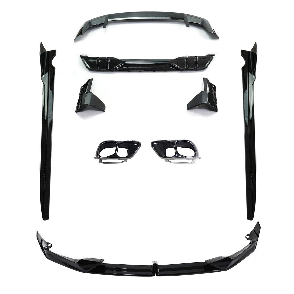 Hochglanz Schwarz Aero Bodykit passend für BMW X5 (G05) LCI 2023-heute