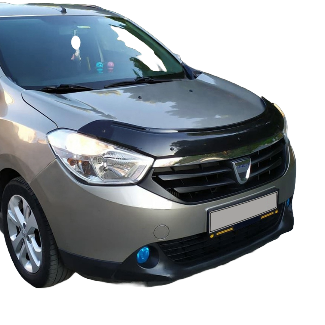 BP04.027 - Motorhaubenschutz passend für DACIA Lodgy-Dokker 1. Generation 2012-2020 Hochglanz Schwarz