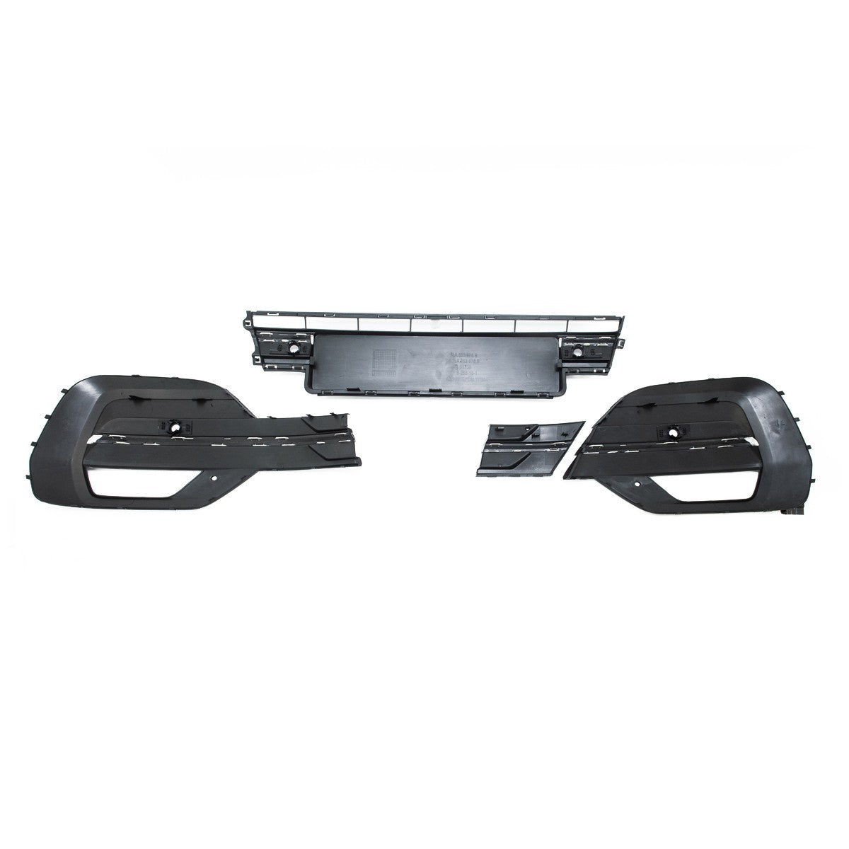 Hochglanz Schwarze Frontstoßstange unterer Kühlergrill passend für VW T6.1 2019-2024