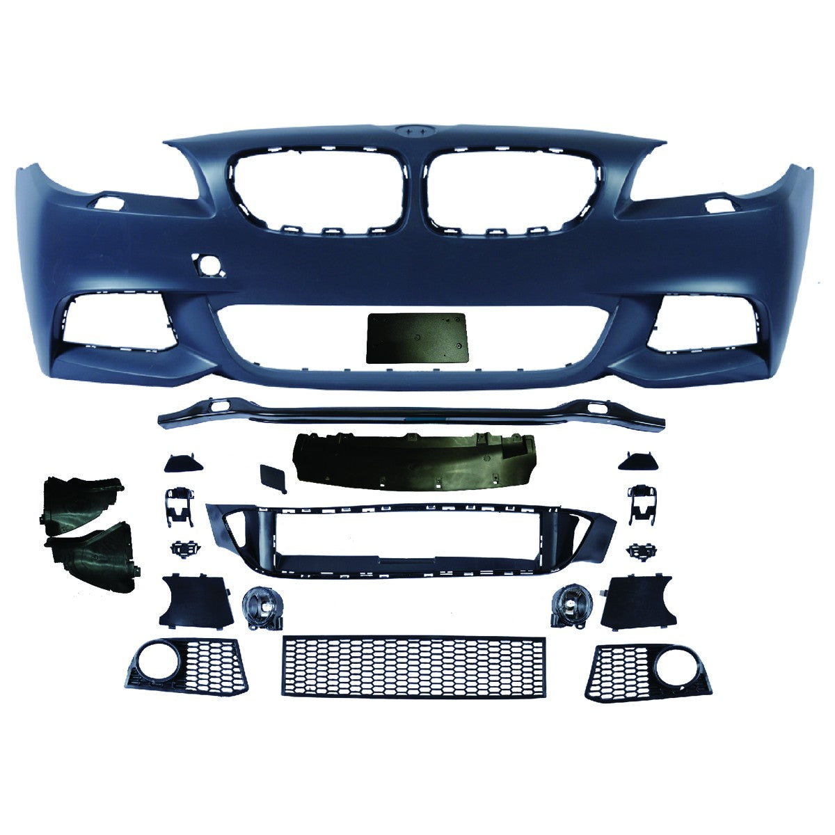 Sport Frontstoßstange mit Nebelscheinwerfern passend für BMW 5er F10 F11 2010-2013