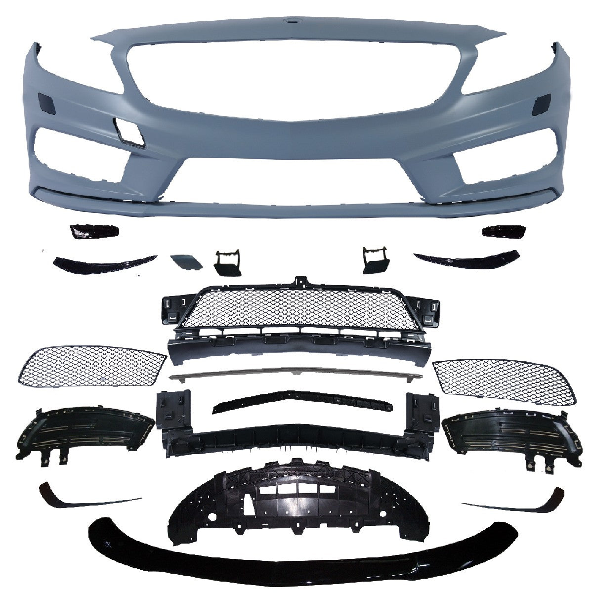 Frontstoßstange Spoiler passend für Mercedes A-Klasse W176 2012-2015