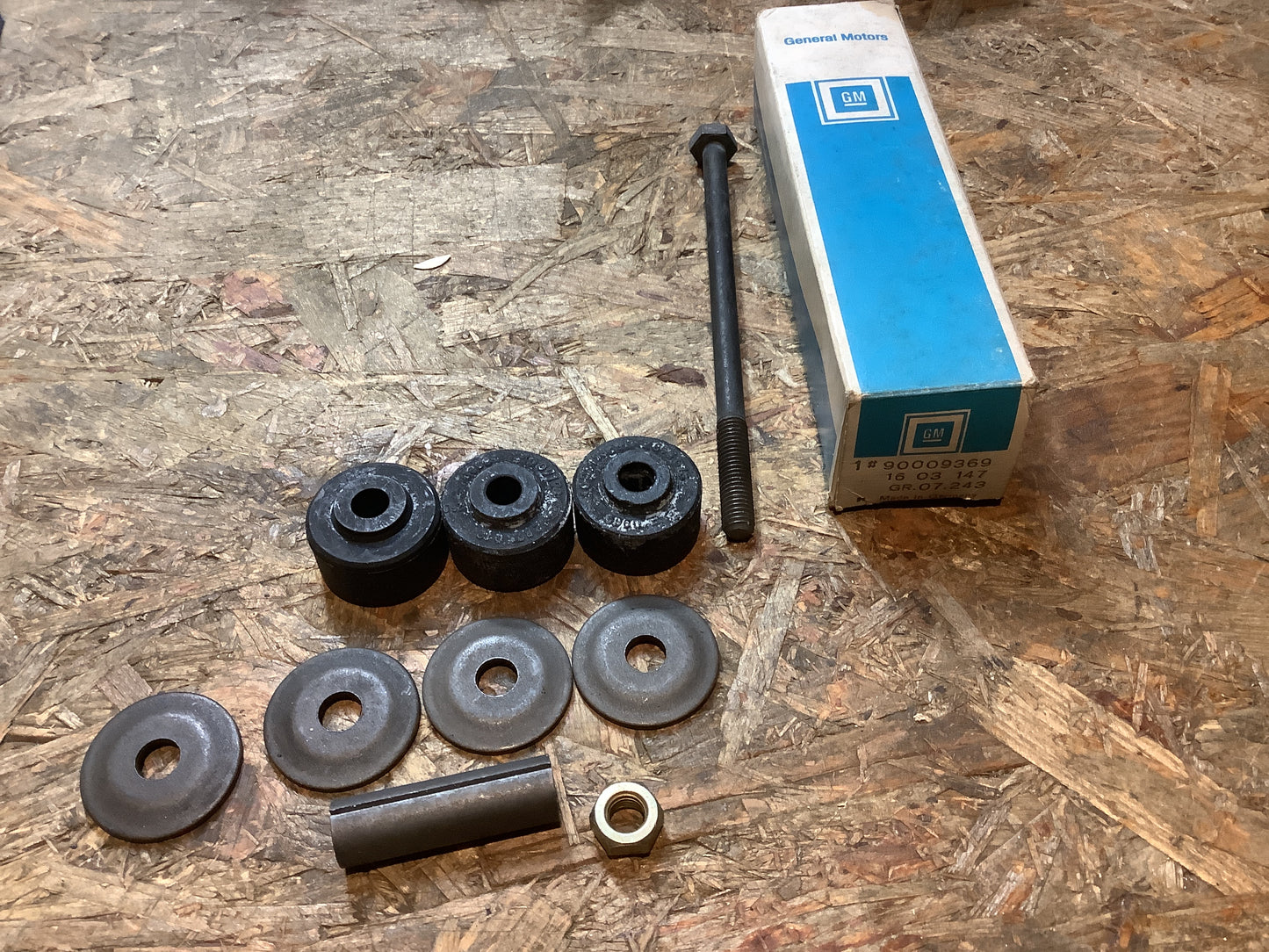 Opel Monza A, Rekord E Koppelstange, Stabilisatorsatz vorne Original GM NEU
