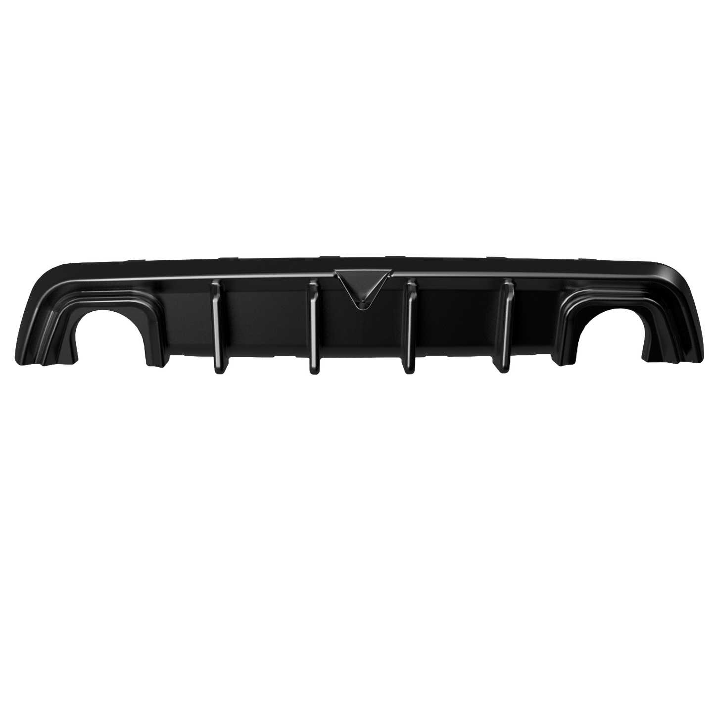 Heckdiffusor passend für Alfa Romeo Giulietta 2010-2020 v2 Hochglanz Schwarz