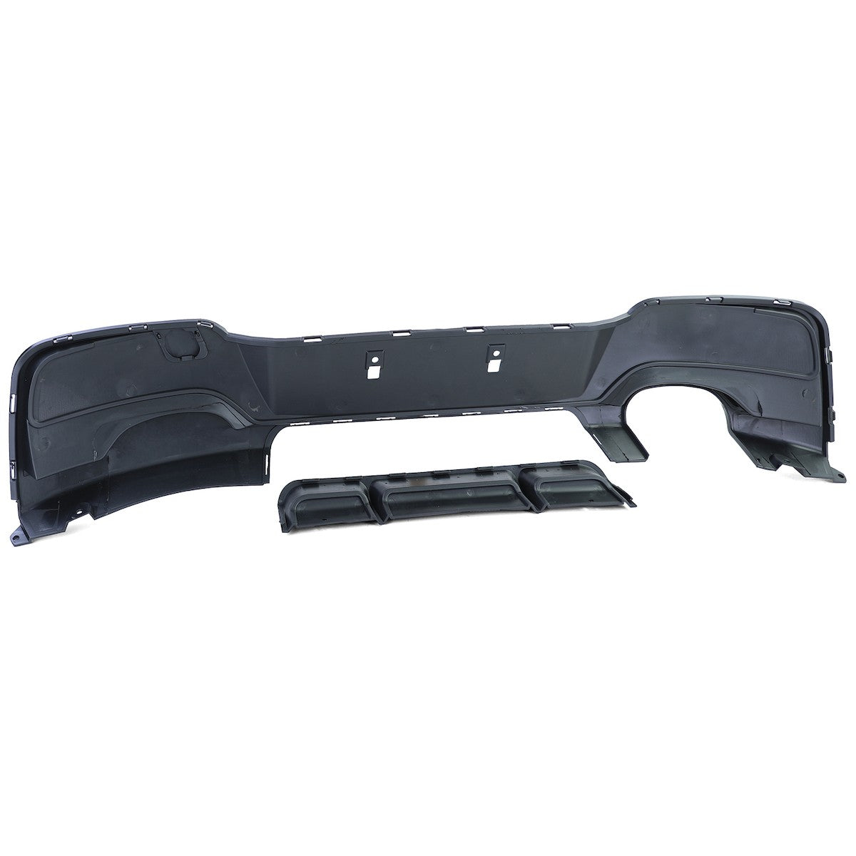 Heckstoßstange Diffusor Hochglanz Schwarz passend für BMW 1er F20 F21 2011-2015