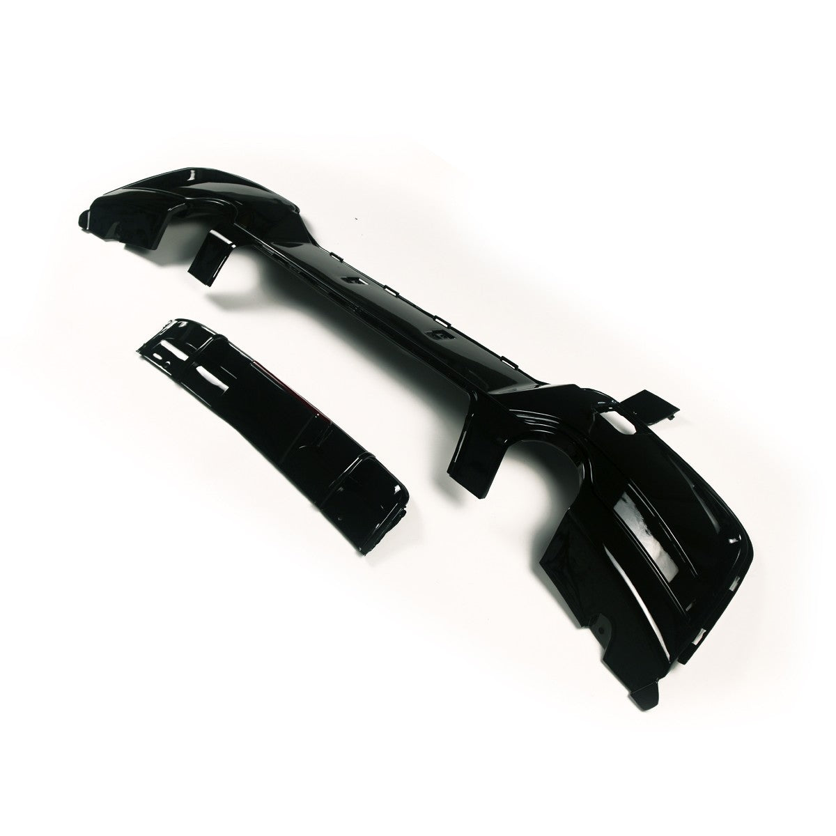 Heckdiffusor Hochglanz Schwarz LED passend für BMW 1er F20 F21 2011-2015