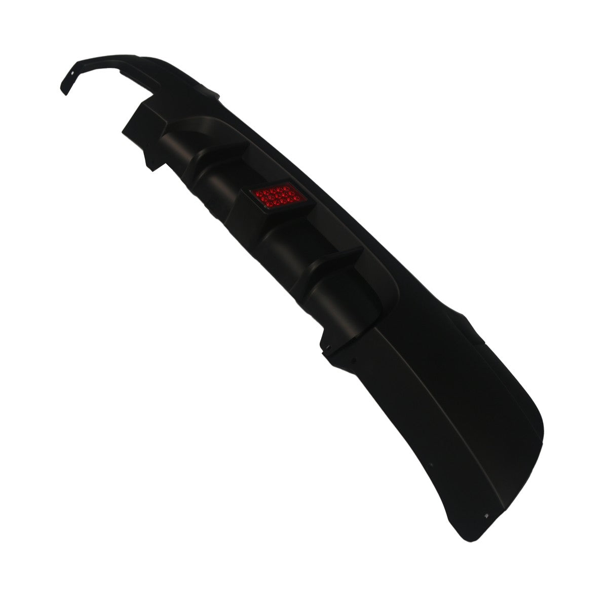 Heckstoßstange Diffusor Matt Schwarz LED passend für BMW 3er E92 E93 2006-2013