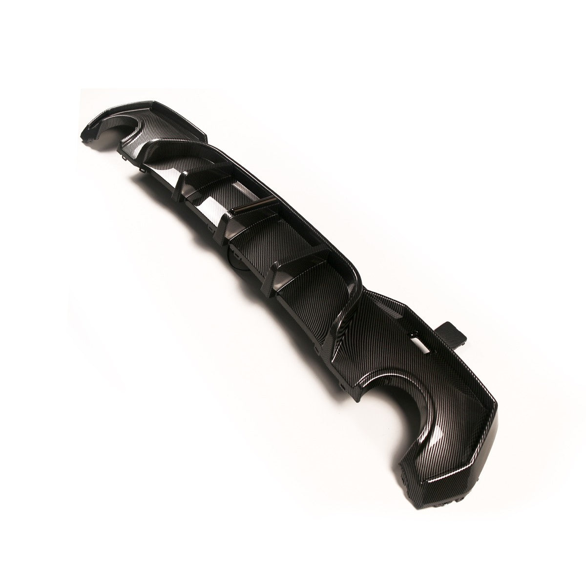 Heckstoßstange Diffusor Carbon-Optik mit LED passend für BMW 4er G22 G23 2021-2024