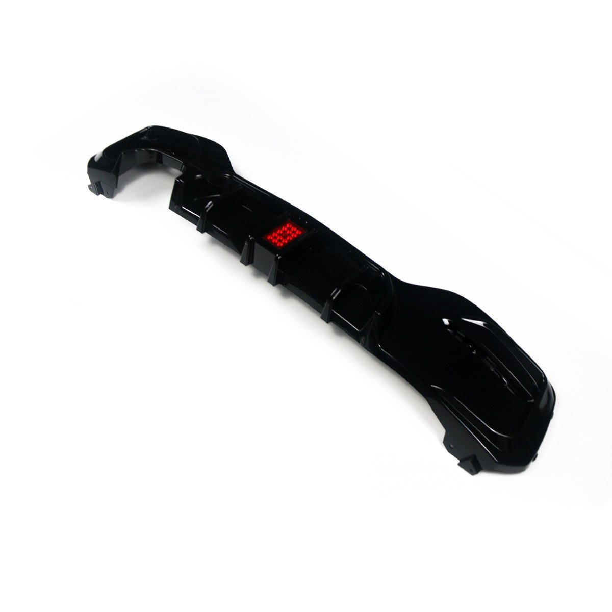 Heckdiffusor Hochglanz Schwarz + LED passend für BMW 1er F20 F21 2015-2019
