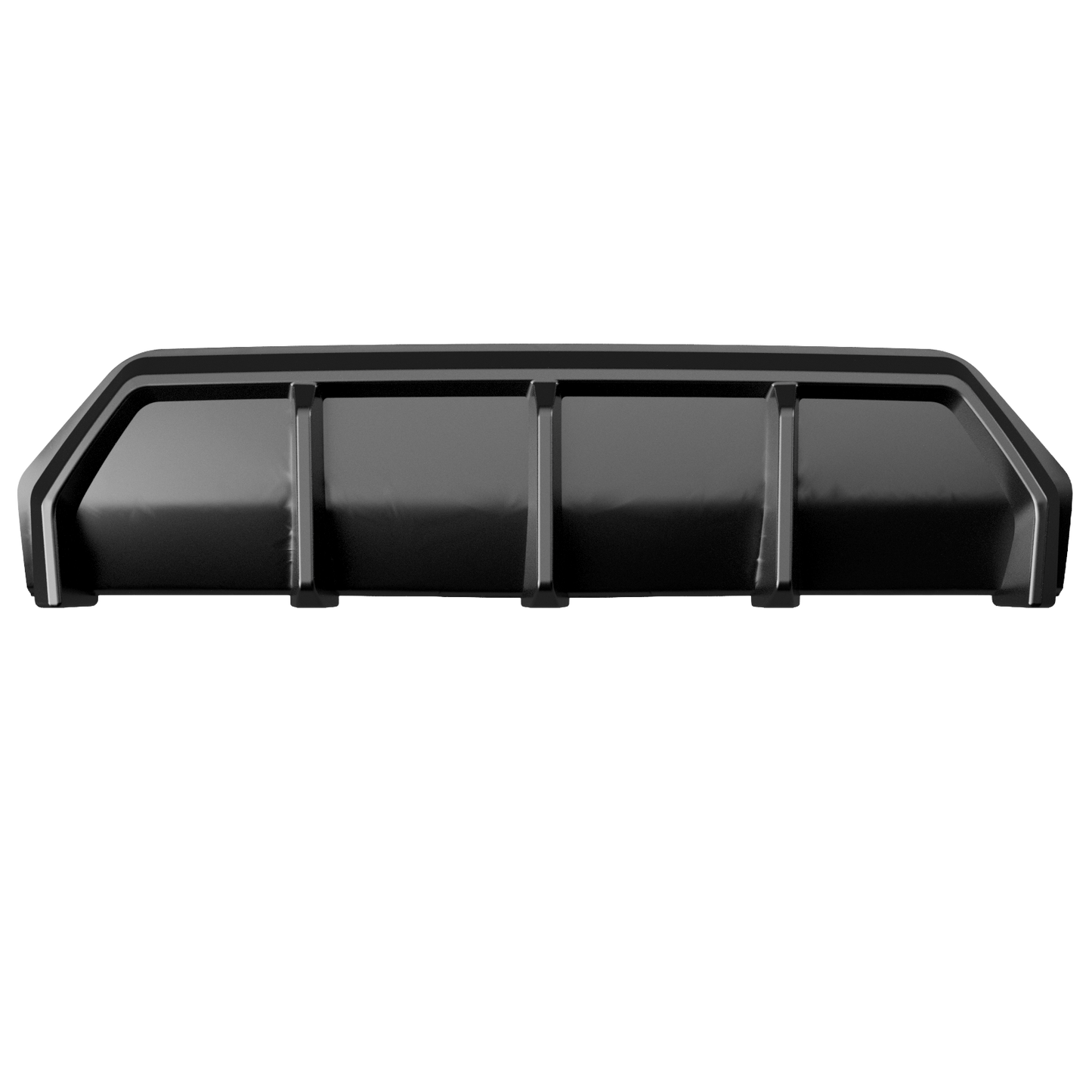 Heckstoßstange Diffusor passend für BMW 3er M-Pack G20/G21 Facelift 2022+ Hochglanz Schwarz