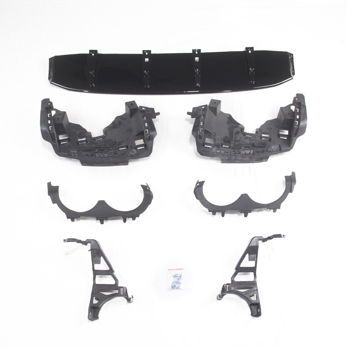 Heckstoßstange Diffusor Schwarz passend für Mercedes GLA H247 2020-heute
