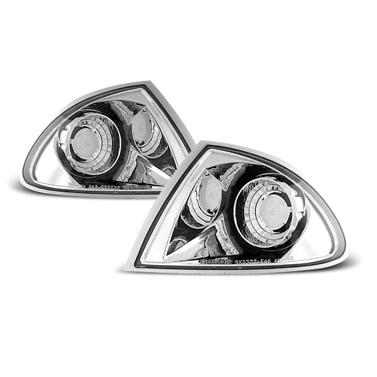 Frontblinker Chrom passend für BMW E46 05.98-08.01