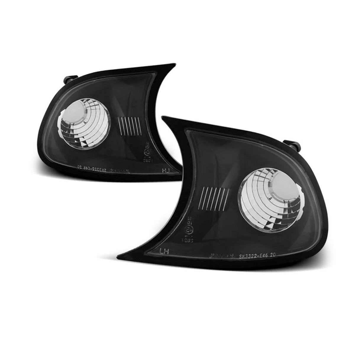 Frontblinker Schwarz passend für BMW E46 09.01-03.03 Coupé