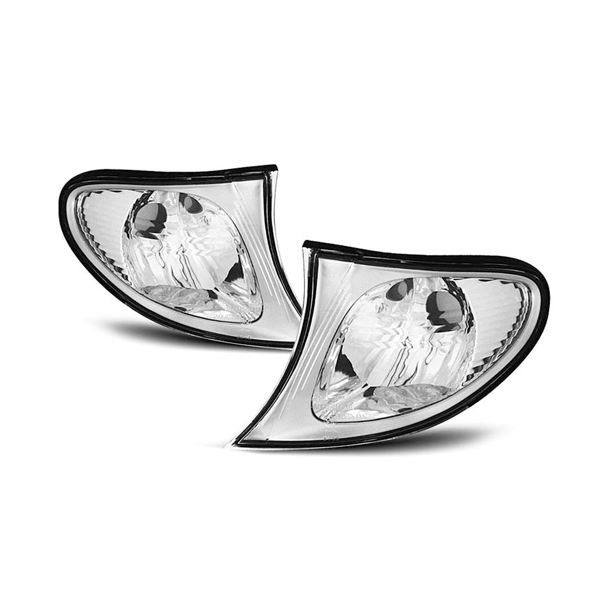 Frontblinker Chrom Rand passend für BMW E46 09.01-03.05