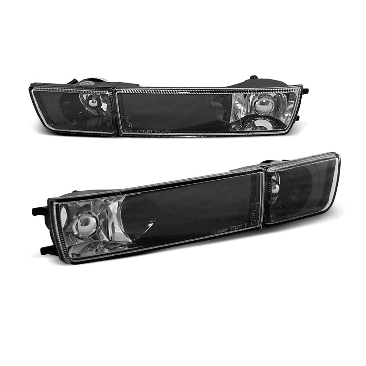 Frontblinker mit Nebelscheinwerfer Schwarz passend für VW Golf 3 / Vento