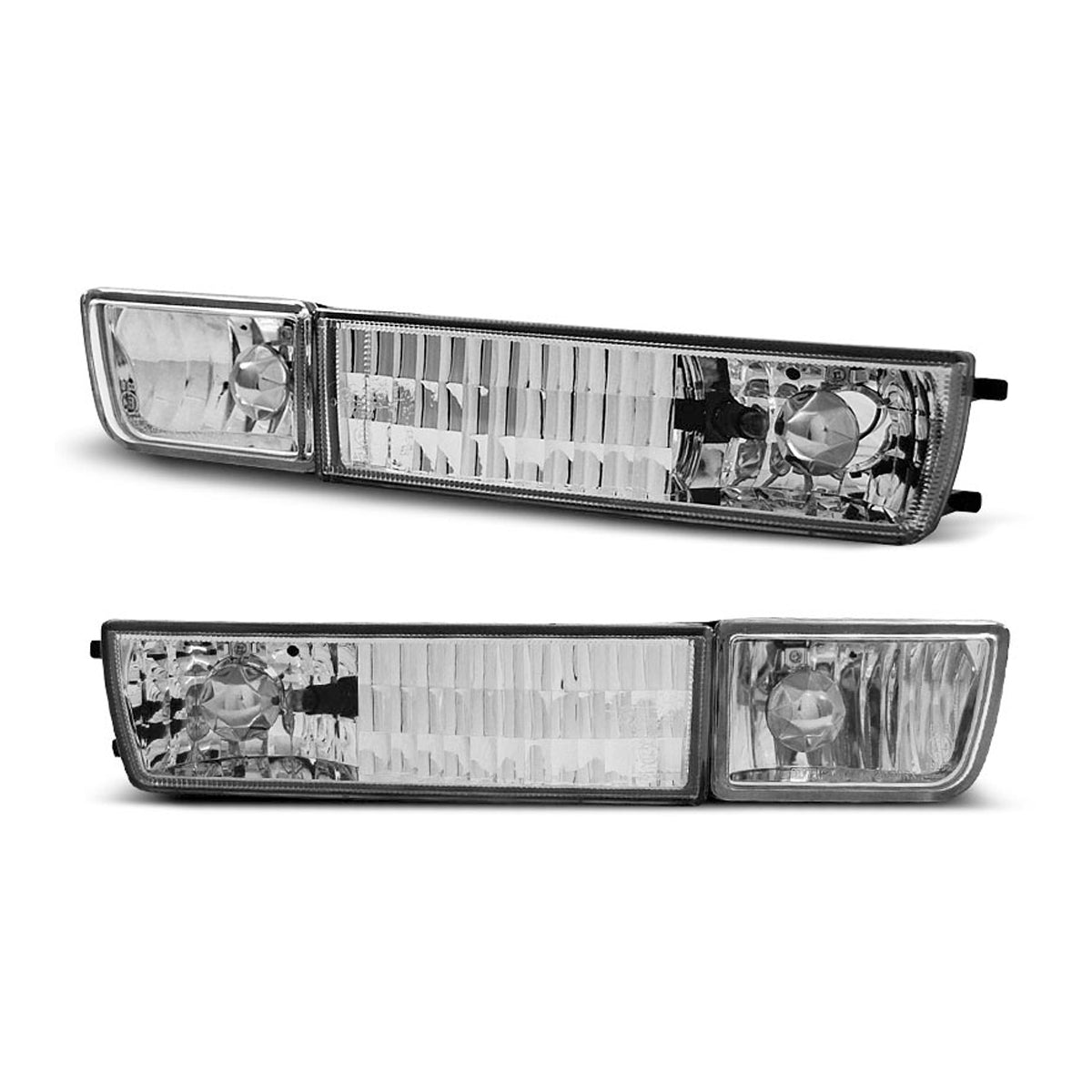 Frontblinker mit Nebelscheinwerfer Chrom passend für VW Golf 3 / Vento