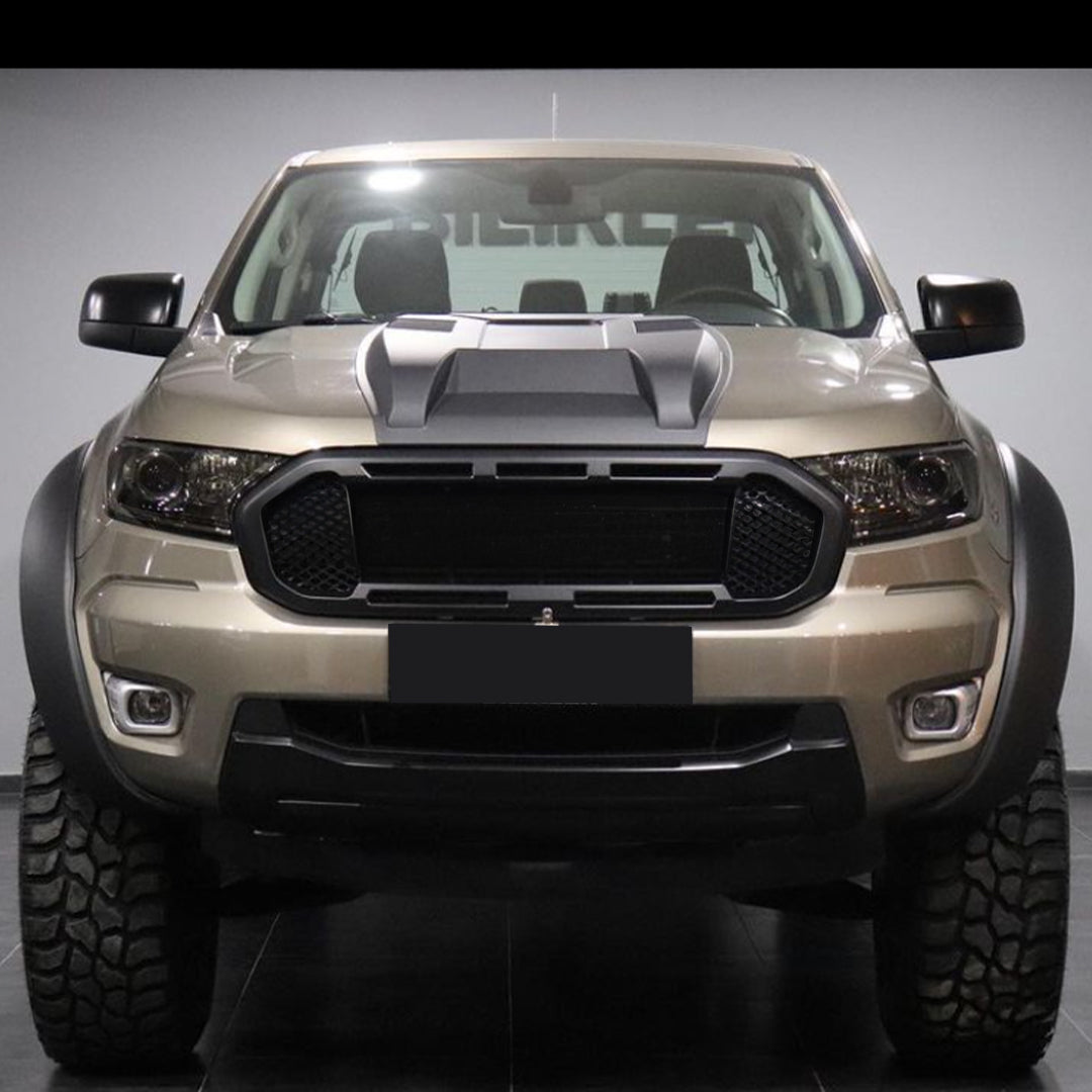 Kotflügelverbreiterungen passend für FORD Ranger T6/T7/T8 2012-2022 (Jumbo) mit ABE TÜV Matt Schwarz