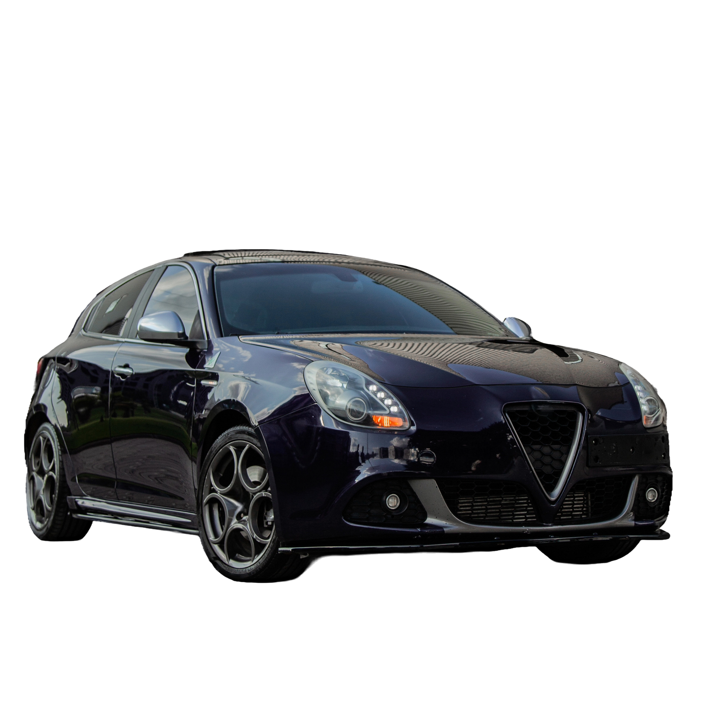Frontsplitter passend für ALFA ROMEO Giulietta 2010-2020 Hochglanz Schwarz