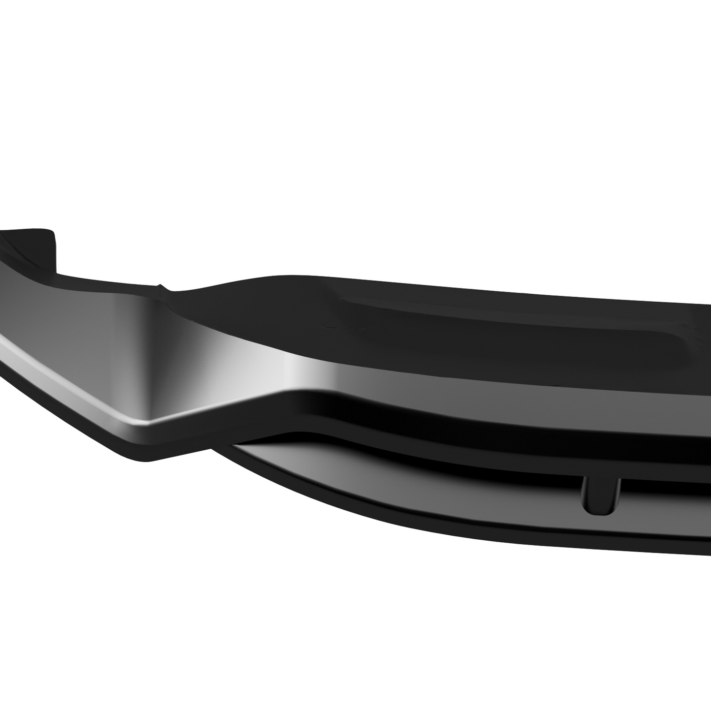 Frontsplitter passend für Audi SQ8 / Q8 S-Line Mk1 2018-2023 Hochglanz Schwarz