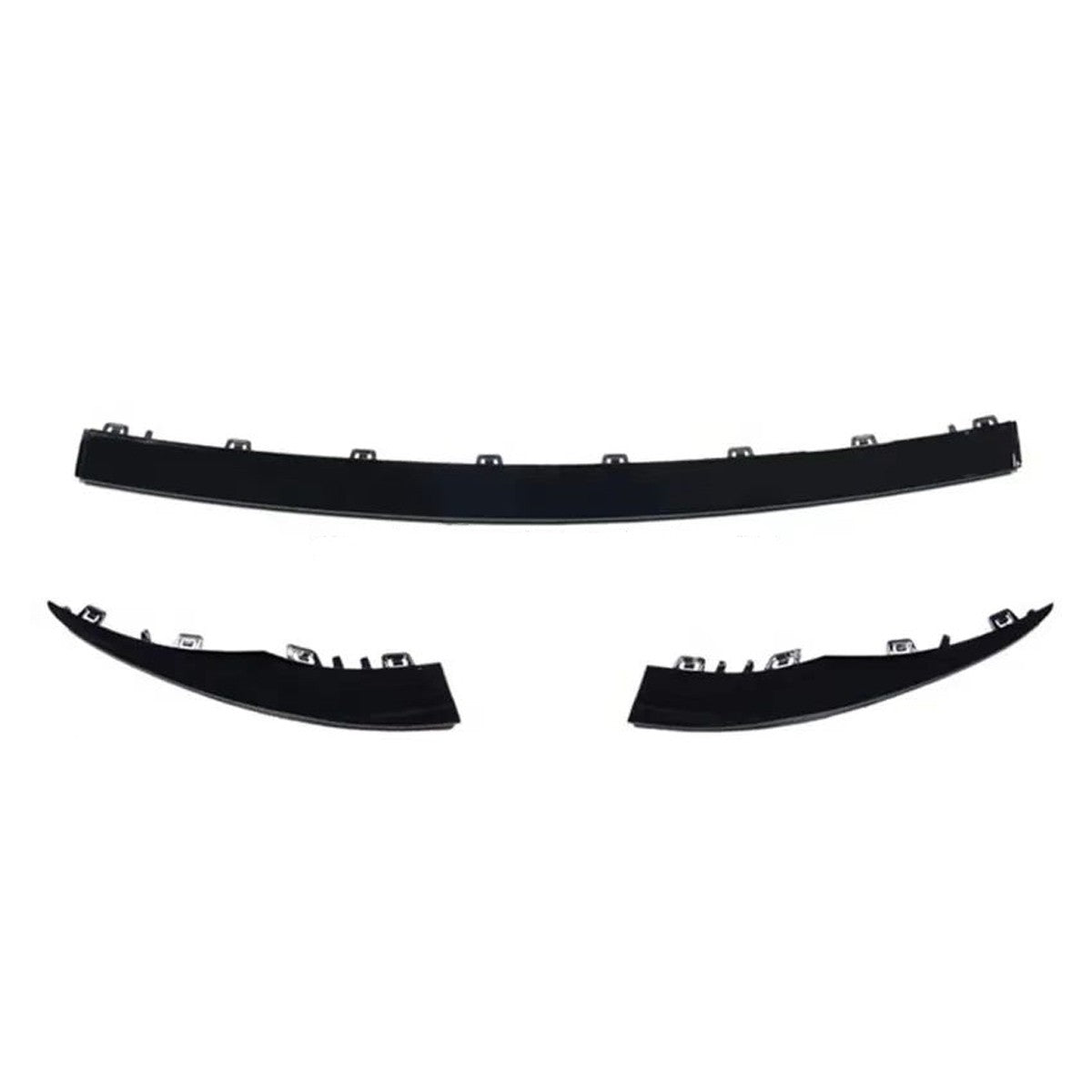 Frontspoiler Hochglanz Schwarz passend für Mercedes C-Klasse W205 Facelift 2018-2021