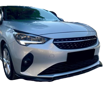 Frontsplitter passend für OPEL Corsa 2020+ mit ABE TÜV Hochglanz Schwarz